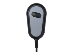 vidaxl Poltrona*Poltrona de massagens elétrica tecido cinza-escuro Cinzento