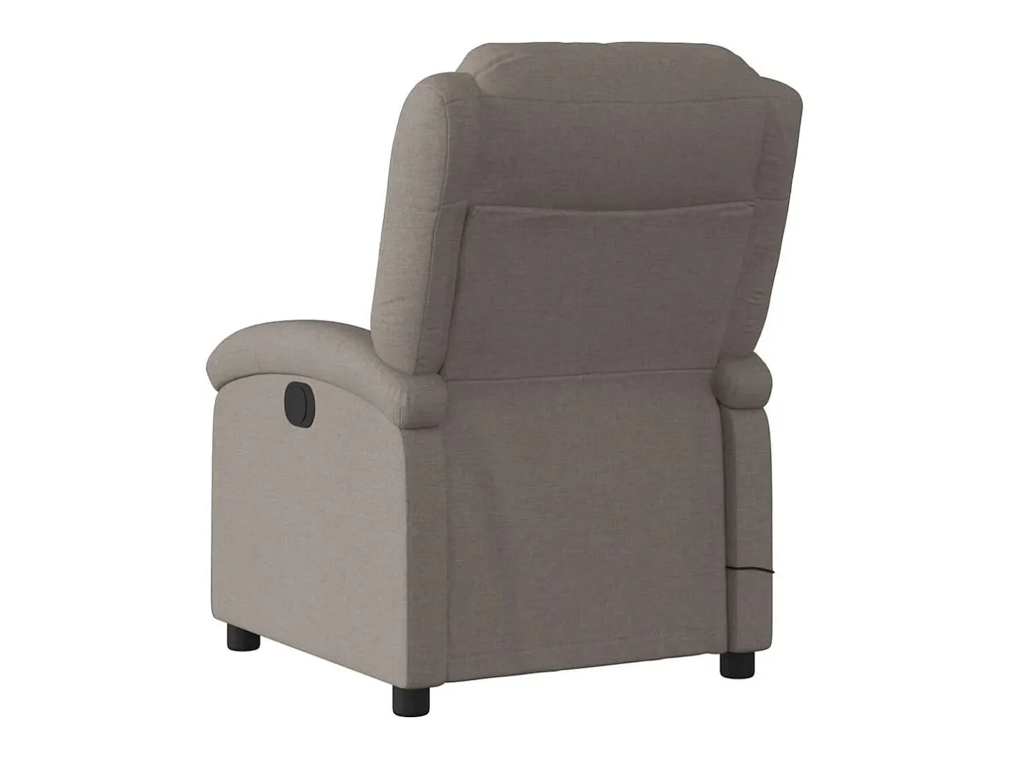 Poltrona de massagens reclinável tecido cinzento-acastanhado SHL886843^ Sale