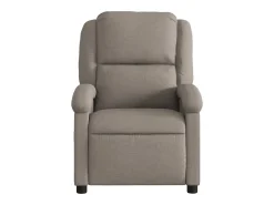 Poltrona de massagens reclinável tecido cinzento-acastanhado SHL886843^ Sale