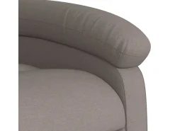 Poltrona de massagens reclinável tecido cinzento-acastanhado SHL526548* Clearance
