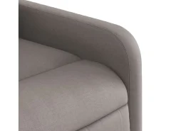 Poltrona de massagens reclinável tecido cinzento-acastanhado SHL616885* Outlet