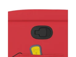 vidaxl Poltrona*Poltrona de massagens reclinável couro artificial Vermelho