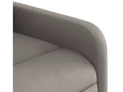 Poltrona de massagens reclinável tecido cinzento-acastanhado SHL113433* Hot