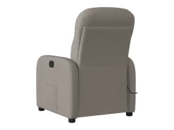Poltrona de massagens reclinável tecido cinzento-acastanhado SHL661773* Outlet