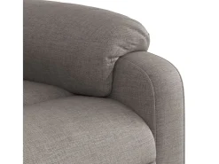 Poltrona de massagens reclinável tecido cinzento-acastanhado SHL593421* Hot