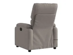 Poltrona de massagens reclinável tecido cinzento-acastanhado SHL593421* Hot
