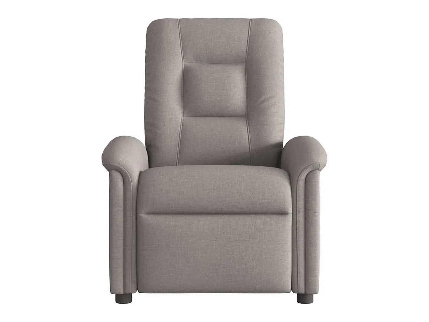 Hot Poltrona de massagens reclinável tecido cinzento-acastanhado SHL700435 Poltrona