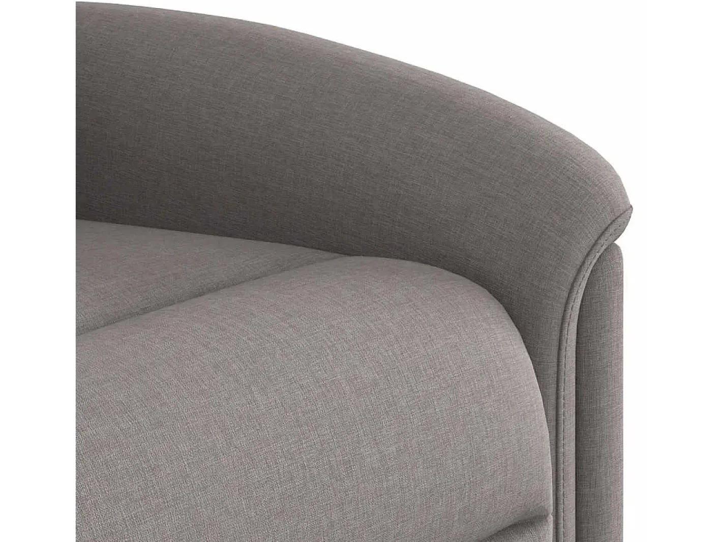 Hot Poltrona de massagens reclinável tecido cinzento-acastanhado SHL700435 Poltrona