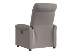 Hot Poltrona de massagens reclinável tecido cinzento-acastanhado SHL700435 Poltrona