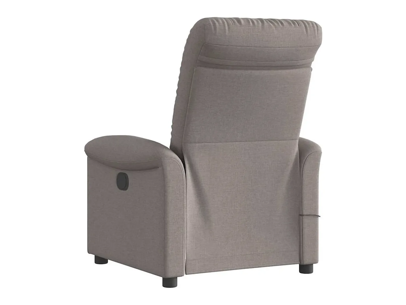 Hot Poltrona de massagens reclinável tecido cinzento-acastanhado SHL700435 Poltrona