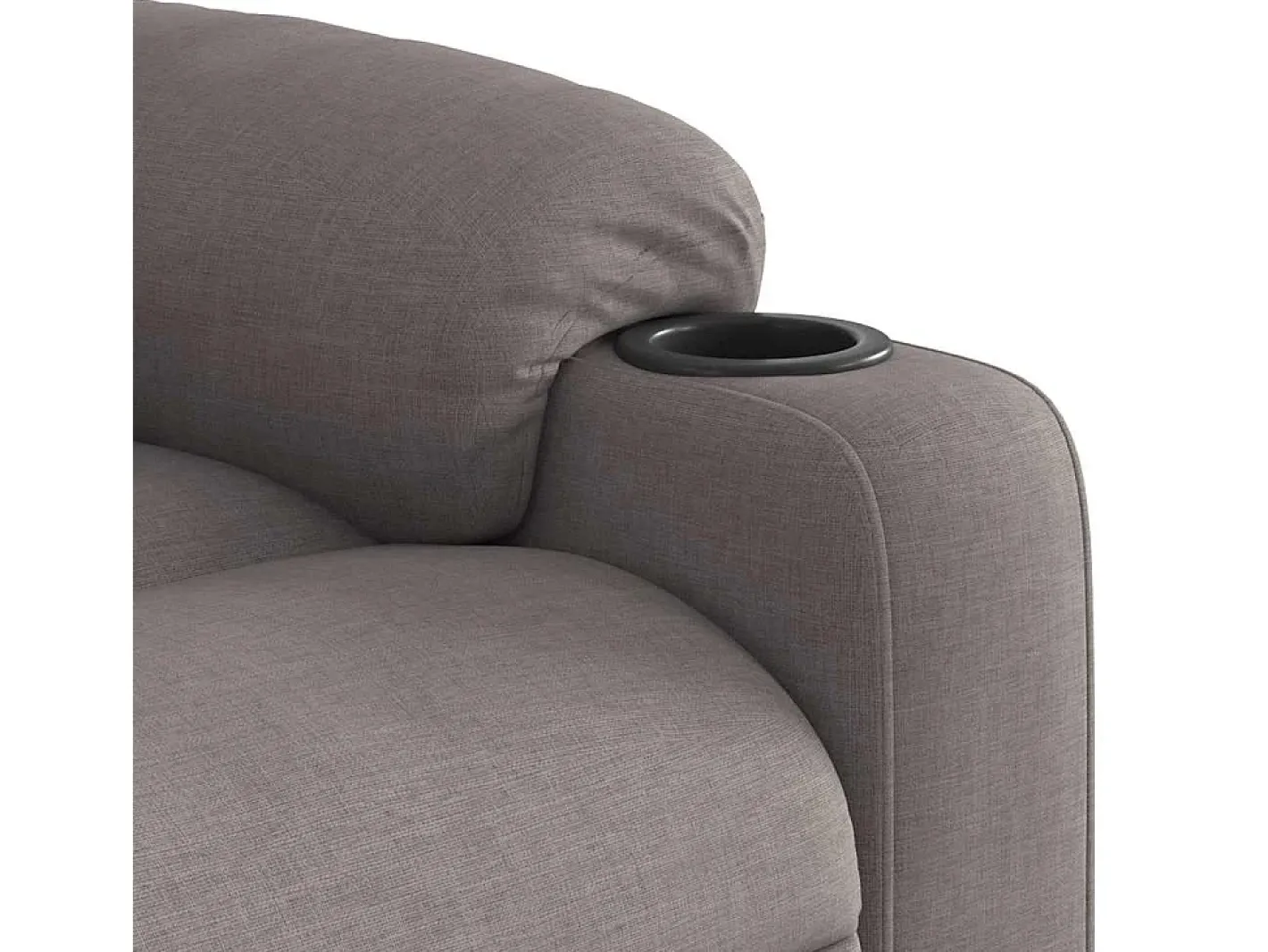 New Poltrona de massagens reclinável tecido cinzento-acastanhado SHL463547 Poltrona