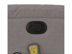 New Poltrona de massagens reclinável tecido cinzento-acastanhado SHL463547 Poltrona