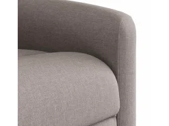 Poltrona de massagens reclinável tecido cinzento-acastanhado SHL883352^