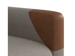 Poltrona de massagens reclinável tecido cinzento-acastanhado SHL773796^ Online