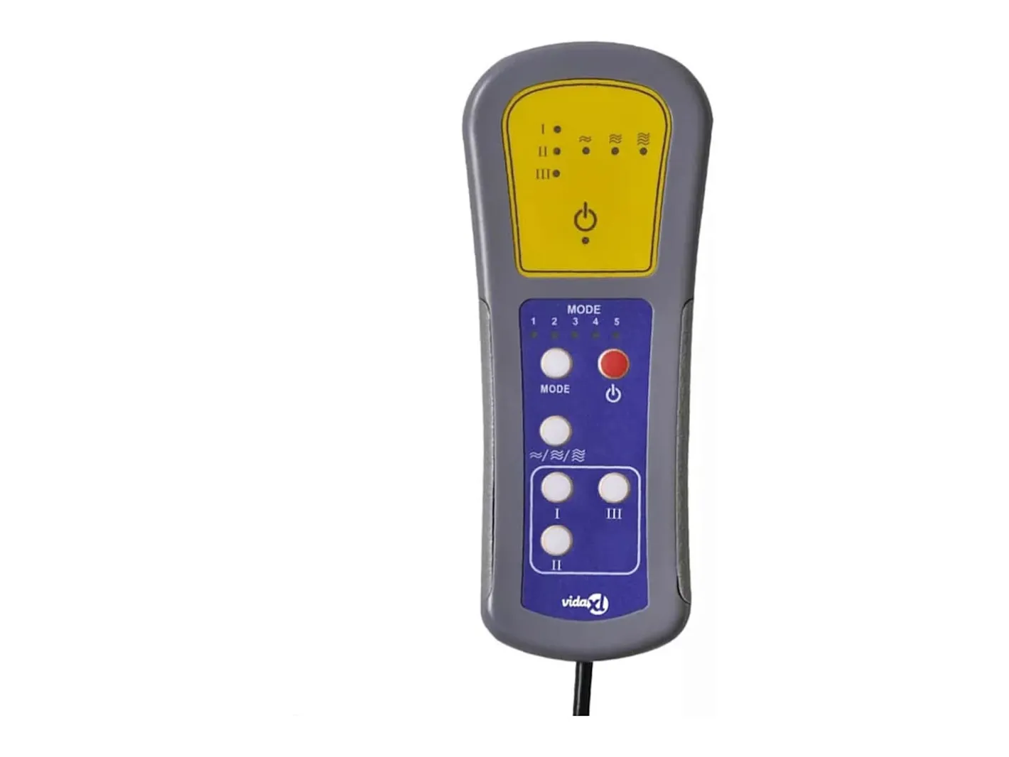 vidaxl Poltrona*Poltrona de massagens tecido -claro Cinzento