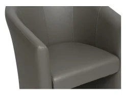 Best Poltrona de sala confortável em tecido taupe. Coleção KYOTO Poltrona