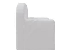 vidaxl Poltrona*Poltrona desdobrável para crianças -claro Cinzento