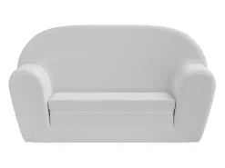 vidaxl Poltrona*Poltrona desdobrável para crianças -claro Cinzento