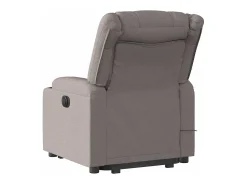 Clearance Poltrona elevatória de massagens tecido cinzento-acastanhado SHL189226 Poltrona