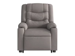 Clearance Poltrona elevatória de massagens tecido cinzento-acastanhado SHL189226 Poltrona