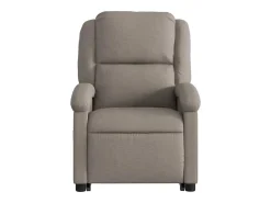 Poltrona elevatória de massagens tecido cinzento-acastanhado SHL424067* Outlet