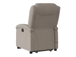 Poltrona elevatória de massagens tecido cinzento-acastanhado SHL424067* Outlet