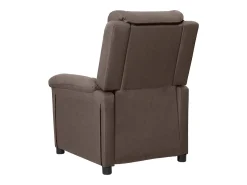 Poltrona elétrica reclinável tecido cinzento-acastanhado*vidaxl New