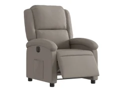 New Poltrona elétrica reclinável tecido cinzento-acastanhado SHL148283 Poltrona