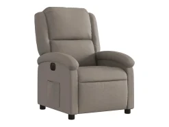 New Poltrona elétrica reclinável tecido cinzento-acastanhado SHL148283 Poltrona