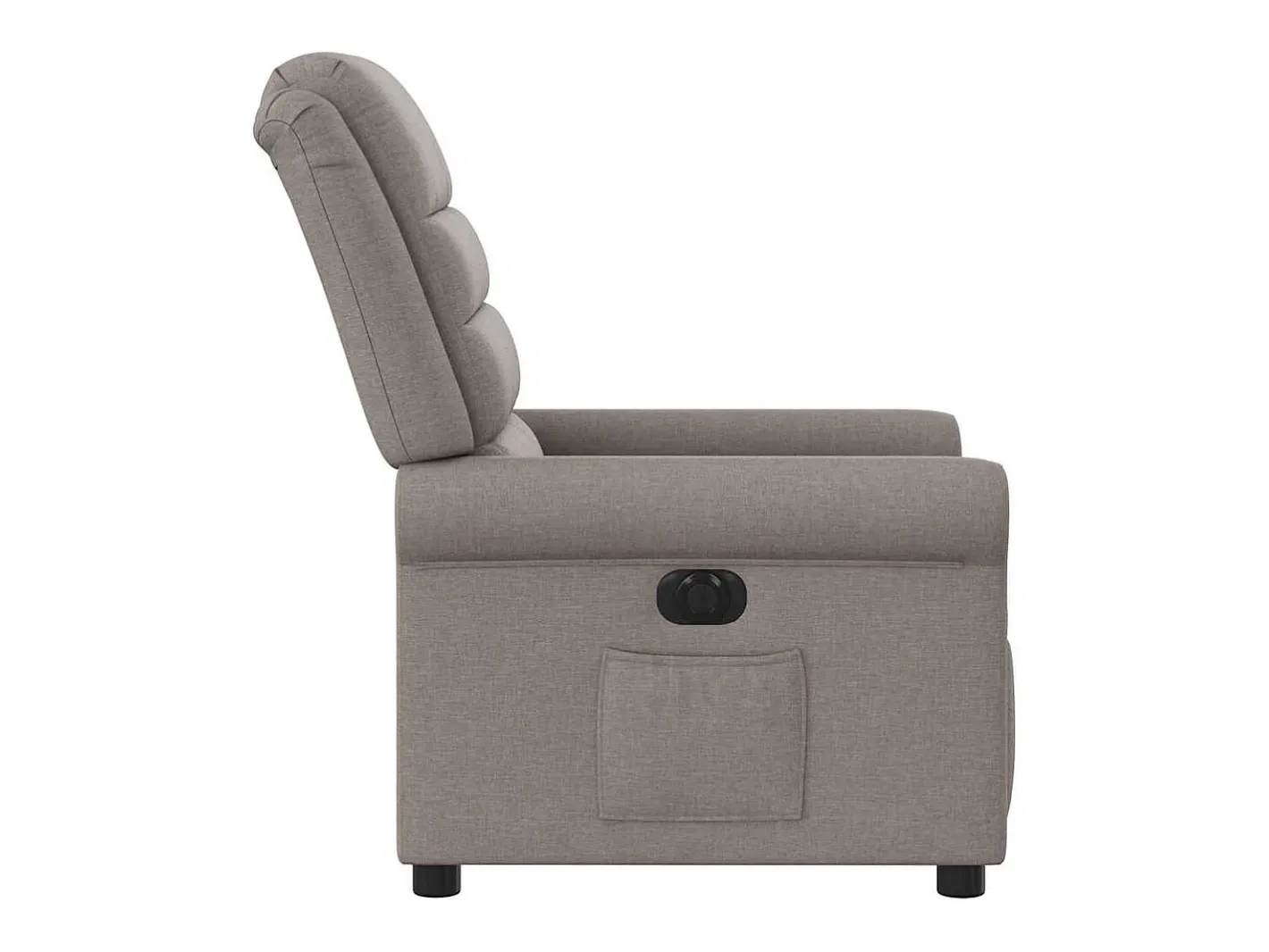 Poltrona elétrica reclinável tecido cinzento-acastanhado SHL965458* Discount