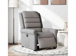 Poltrona elétrica reclinável tecido cinzento-acastanhado SHL965458* Discount
