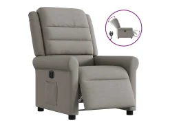 Poltrona elétrica reclinável tecido cinzento-acastanhado SHL965458* Discount