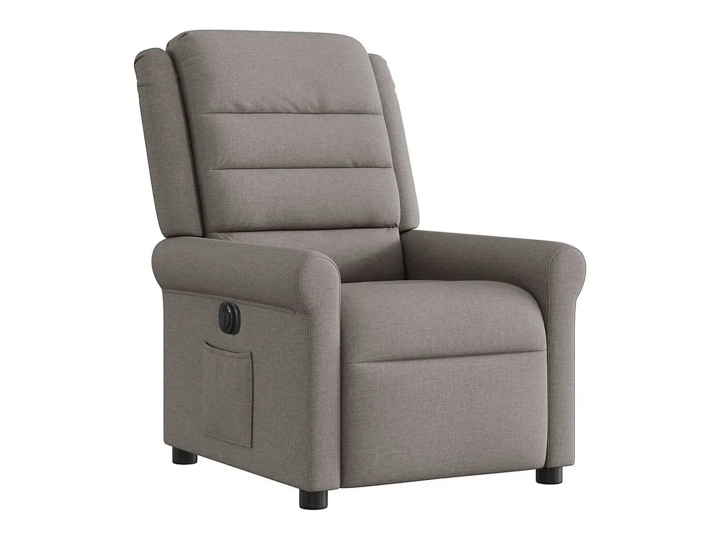 Poltrona elétrica reclinável tecido cinzento-acastanhado SHL965458* Discount