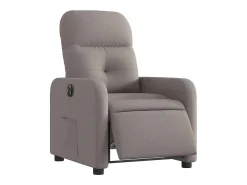 Poltrona elétrica reclinável tecido cinzento-acastanhado SHL849398^ Discount