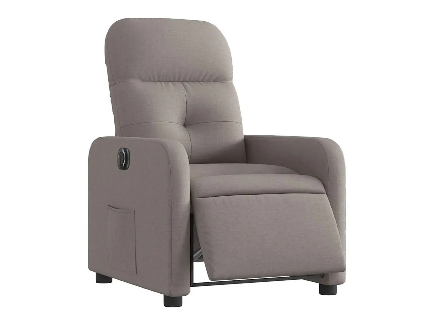 Poltrona elétrica reclinável tecido cinzento-acastanhado SHL849398^ Discount