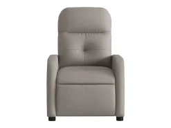 Poltrona elétrica reclinável tecido cinzento-acastanhado SHL849398^ Discount