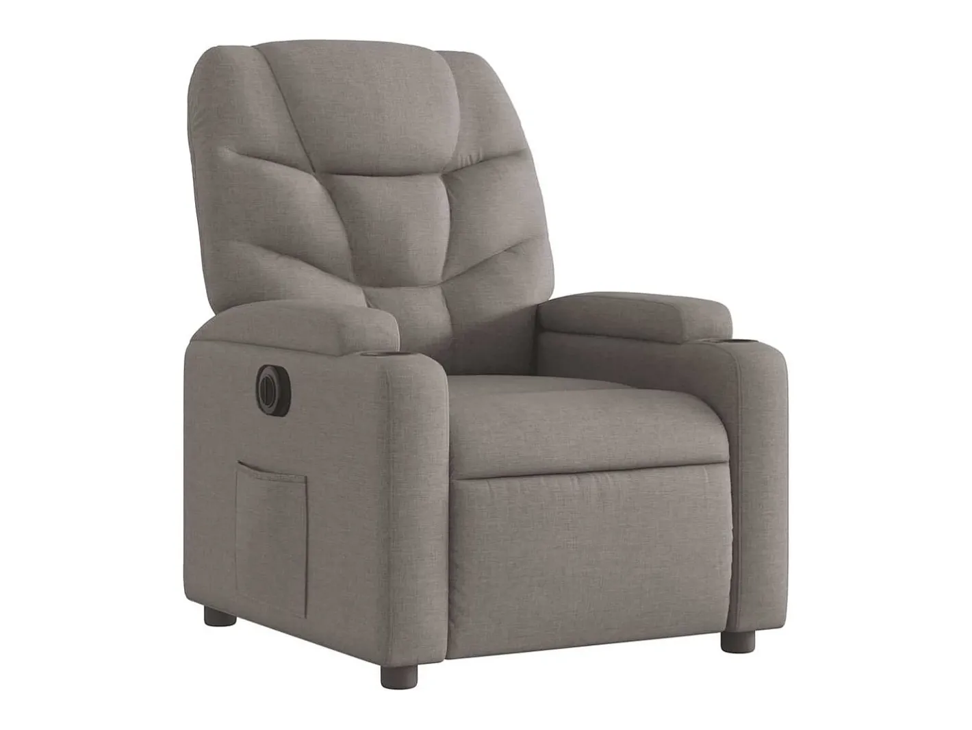 Poltrona elétrica reclinável tecido cinzento-acastanhado SHL991934* Sale