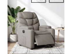 Poltrona elétrica reclinável tecido cinzento-acastanhado SHL991934* Sale