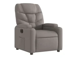 Poltrona elétrica reclinável tecido cinzento-acastanhado SHL991934* Sale