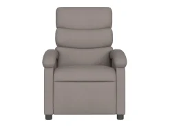 Clearance Poltrona elétrica reclinável tecido cinzento-acastanhado SHL373676 Poltrona
