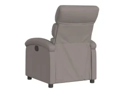 Clearance Poltrona elétrica reclinável tecido cinzento-acastanhado SHL373676 Poltrona