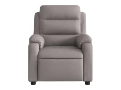 Poltrona elétrica reclinável tecido cinzento-acastanhado^vidaxl Discount