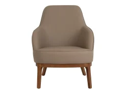 Angel Cerda Poltrona*Poltrona em cuoro sintentico cinzento taupe 5043 Bege