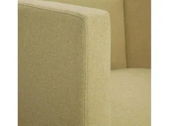 vidaxl Poltrona*Poltrona em forma de cubo tecido Verde