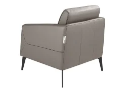 Poltrona em pele cinzenta escura 5134^Angel Cerda Outlet
