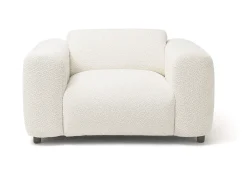 New Poltrona em tecido bouclé estilo design POGNI de Poltrona