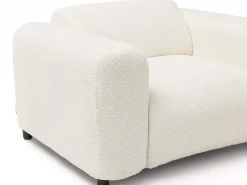 New Poltrona em tecido bouclé estilo design POGNI de Poltrona