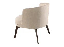 Angel Cerda Poltrona*Poltrona em tecido creme 5108 Branco