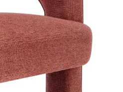 Vente-unique Poltrona*Poltrona em tecido texturizado cor - FONTANOVA Terracota