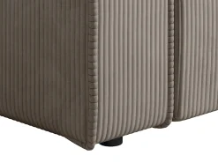 Hot Poltrona em veludo canelado de estilo design AMELIA Poltrona